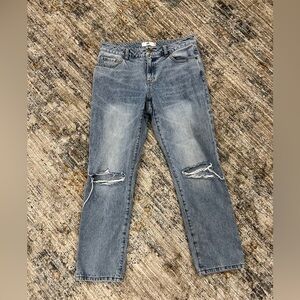 CAbi distressed boyfriend jeans